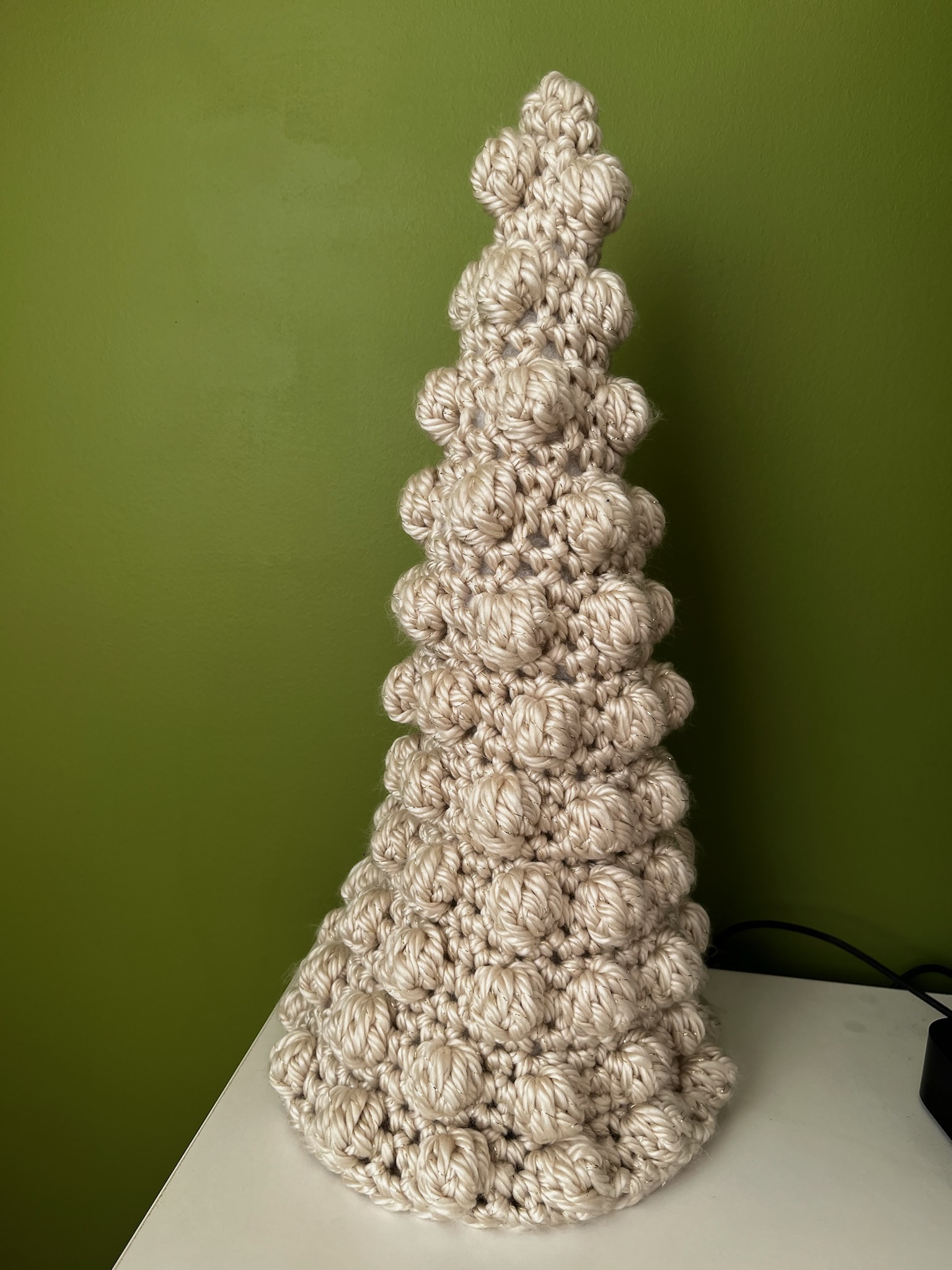 Sapin de Noël crochet Géant