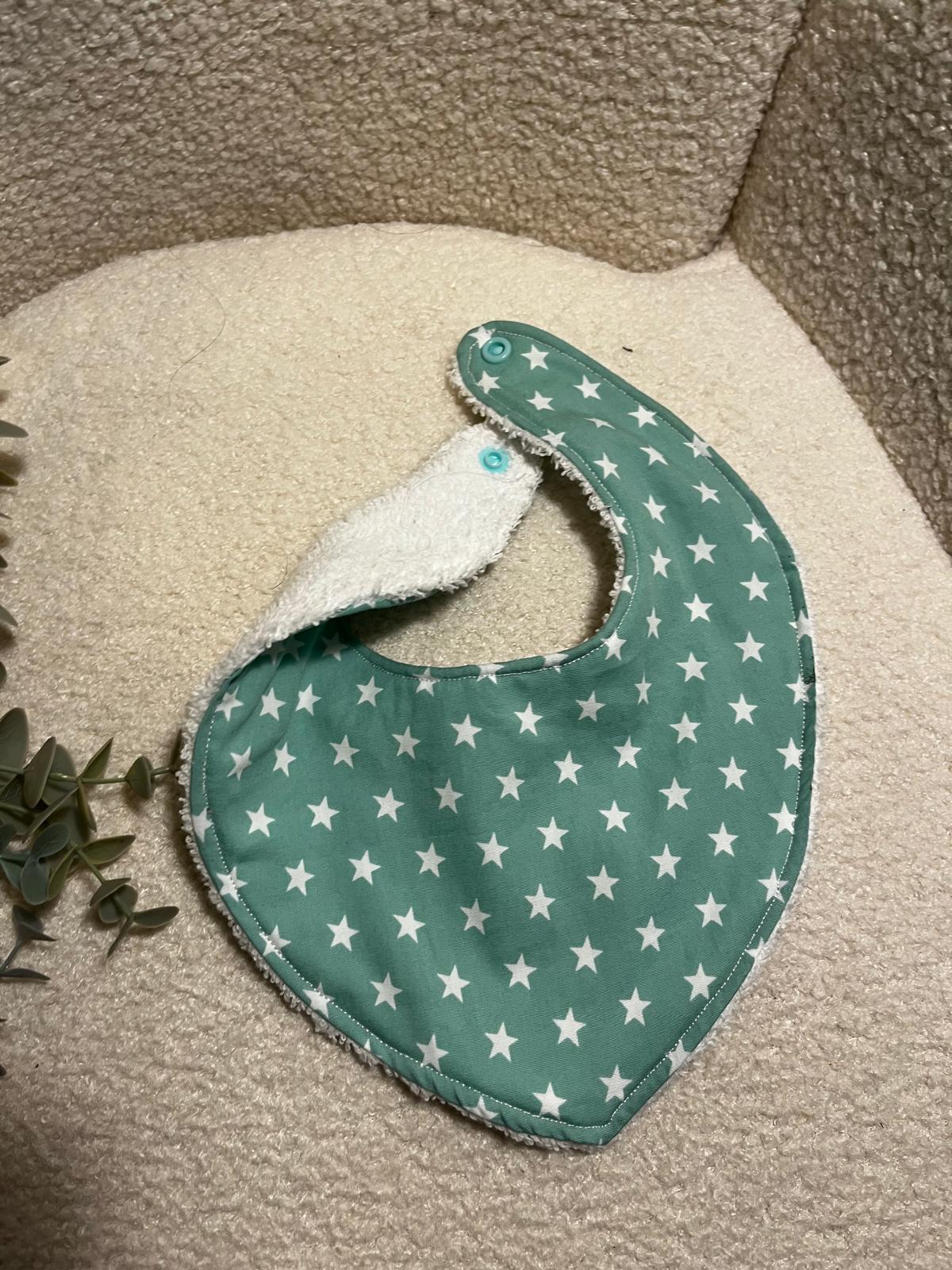 Bavoir Bandana 6m-12m – Image 3