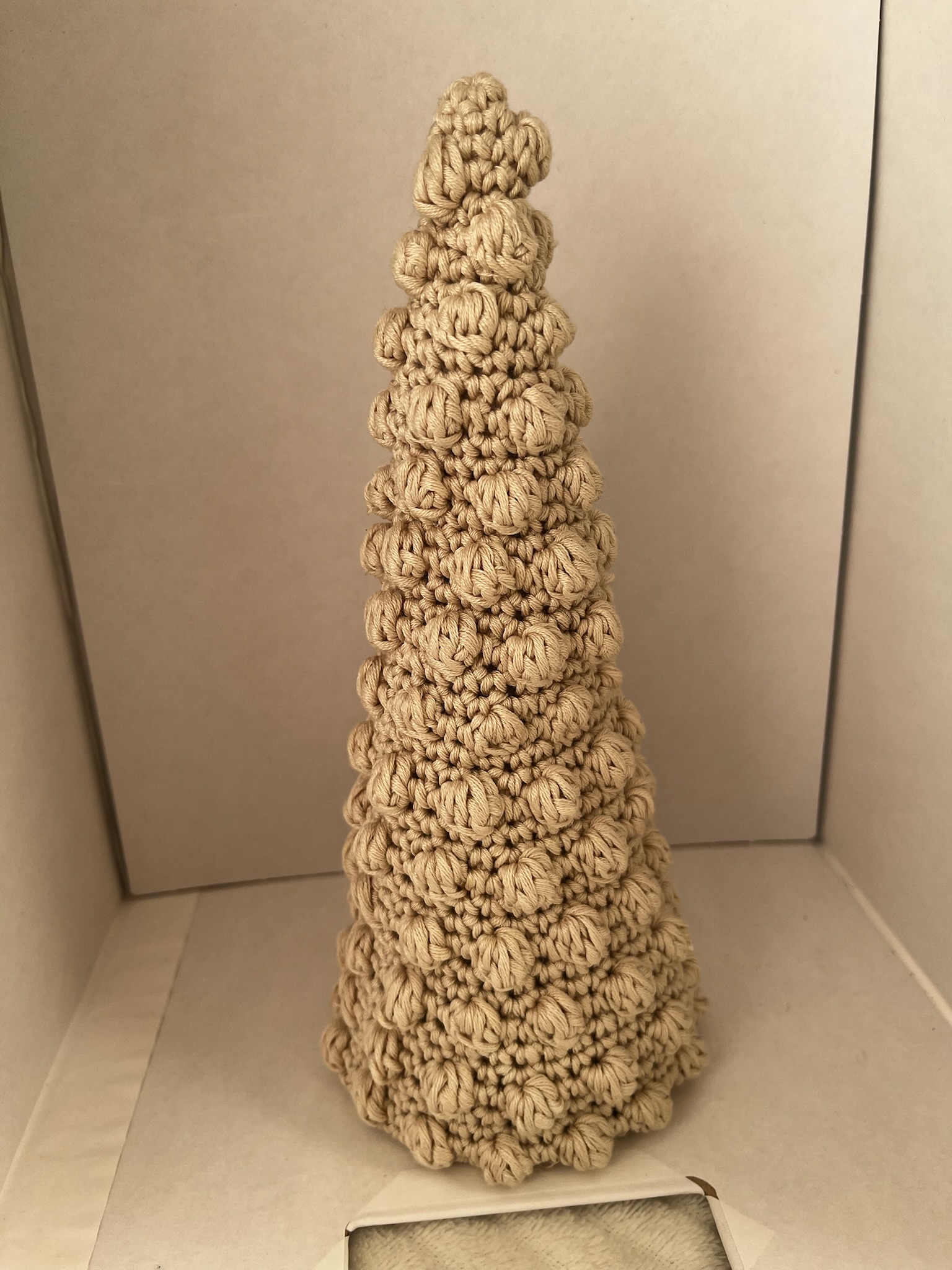 Sapin de Noël crochet 24cm – Image 3